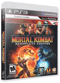 Mortal Kombat Komplete Edition Playstation 3 US box art
